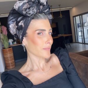 לונג שיפון פרחוני