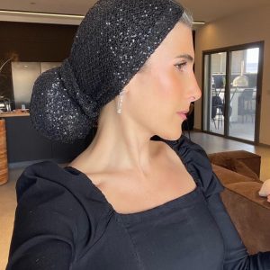 סט טורבן מהודר+גומיה תואמת דגם A1