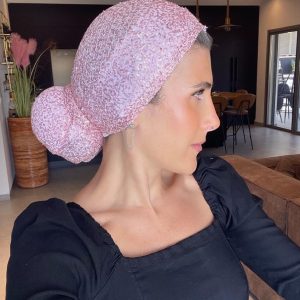 סט טורבן מהודר+גומיה תואמת דגם