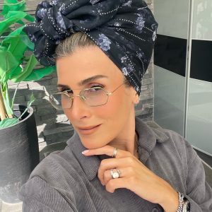 לונג שיפון פרחוני דגם הדס