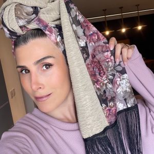 משולבת מהודרת דגם פרח