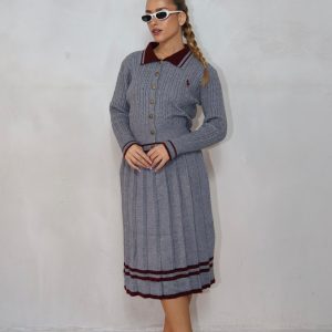 חליפת סריג צווארון