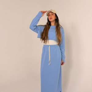 חליפת פוטר 3 חלקים צוואר עגול במבחר צבעים :)