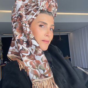 לונג כותנה מהודר שילוב פרנזים A3