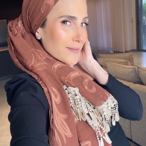 לונג חגיגי שילוב פרנזים בצבעים