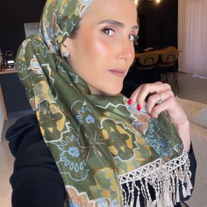 לונג פרנזים כותנה טקסטורה בצבעים