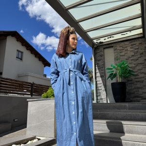 שמלות ג'ינס פולו בצבעים