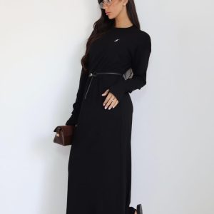 שמלות מקסי פולו כפפה בצבעים