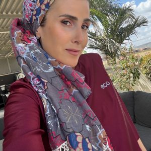 לונג כותנה פרנזים בורדו