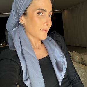 מטפחת מרובעת פס משי דגם W2