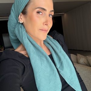 מטפחת מרובעת בד מקומט דגם Y1