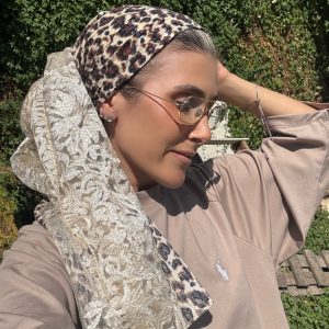 משולבת מהודרת מנומר עם תחרה