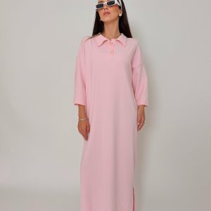 שמלות אוברסייז צווארון בצבעים