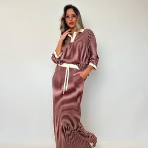 חליפות פולו פסים בצבעים